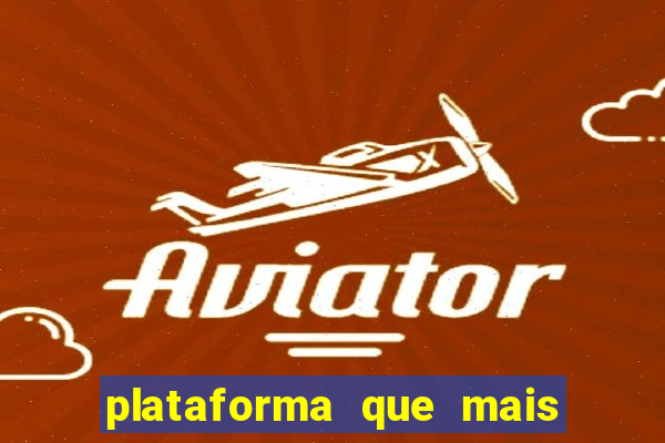 plataforma que mais paga no fortune tiger